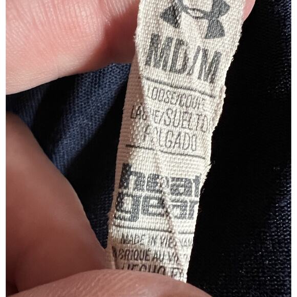 Auburn Under Armour Navy Heatgear Athletic Racer Back Dress Women's Size Medium - Picture 3 of 7